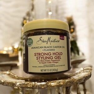 Shea Moisture Jamaican Black Castor Oil + Flaxseed Strong Hold Styling Gel